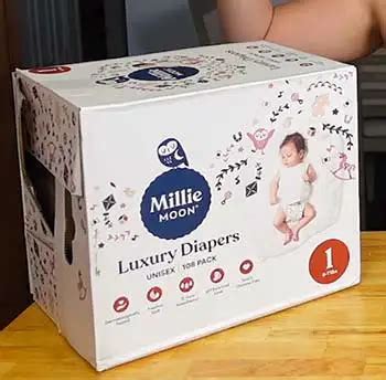 millie moon vs coterie|The Big Diaper Comparison